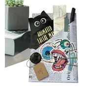 Citas genéricas con un libro especial de Halloween,Libro de misterio espeluznante - Accesorios de lectura fantasma murciélago espeluznantes para Halloween adolescentes y adultos