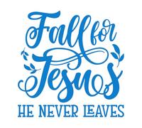 Citas inspiradoras de "Enamórate de Jesús" Calcomanías de pared 72x72.1cm Removible sin dejar pegamento Azul