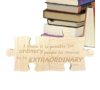 Citas Inspiradoras de Madera, Decoraciones de Mesa Inspiradoras - Citas Inspiradoras Decoración de Oficina | Decoración de estímulo e intuitiva para Sala de Estudio, Sala de Estar