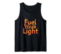 Citas motivacionales 3D Alimenta tu luz Citas Inspiración Camiseta sin Mangas