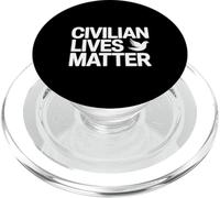 Citas verdaderas sobre la Vida El antifascismo Las Vidas de los Civiles importan PopSockets PopGrip para MagSafe