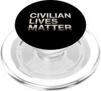 Citas verdaderas sobre la Vida El antifascismo Las Vidas de los Civiles importan PopSockets PopGrip para MagSafe