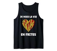 Citation Drapeau belge Coeur Amour Belgique Frites Camiseta sin Mangas