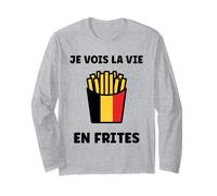 Citation Drapeau belge Coeur Amour Belgique Frites Manga Larga