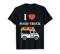 Citation drôle street food humour i love Food truck Camiseta