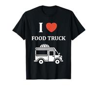 Citation drôle street food humour i love Food truck Camiseta