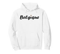 Citation Frites Drapeau belge Coeur Amour Belgique Sudadera con Capucha