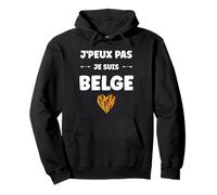 Citation Frites Drapeau Belgique j'peux Pas je Suis Belge Sudadera con Capucha
