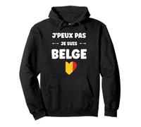Citation Frites Drapeau Belgique j'peux Pas je Suis Belge Sudadera con Capucha