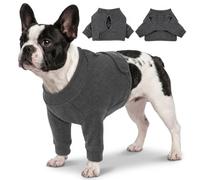 CITÉTOILE Traje de Recuperación para Perros, Ropa Postoperatoria Media Cuerpo Delantera, Protector de Codo y Rodilla, Vendaje Antilamidos para Heridas, Prenda Quirúrgica de Protección