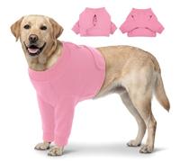 CITÉTOILE Traje de Recuperación para Perros, Ropa Postoperatoria Media Cuerpo Delantera, Protector de Codo y Rodilla, Vendaje Antilamidos para Heridas, Prenda Quirúrgica de Protección