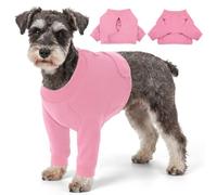 CITÉTOILE Traje de Recuperación para Perros, Ropa Postoperatoria Media Cuerpo Delantera, Protector de Codo y Rodilla, Vendaje Antilamidos para Heridas, Prenda Quirúrgica de Protección