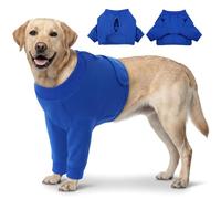 CITÉTOILE Traje de Recuperación para Perros, Ropa Postoperatoria Media Cuerpo Delantera, Protector de Codo y Rodilla, Vendaje Antilamidos para Heridas, Prenda Quirúrgica de Protección