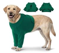 CITÉTOILE Traje de Recuperación para Perros, Ropa Postoperatoria Media Cuerpo Delantera, Protector de Codo y Rodilla, Vendaje Antilamidos para Heridas, Prenda Quirúrgica de Protección