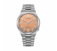 Citiazen Automatic Tsuyosa NJ0159-86Z Esfera Salmón Caja y Brazalete de Acero