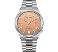 Citiazen Automatic Tsuyosa NJ0159-86Z Esfera Salmón Caja y Brazalete de Acero