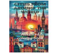 Cities from around the world coloring book