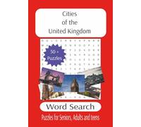 Cities of the United Kingdom word search: A UK City Word Search Adventure