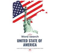 Cities & Places in USA Word Search Puzzle Book: Word Searches with Easy to Read Print about American Cities, States, Landmark and More | 6x9 inches, ... ... Gift for Vacation, Holiday and Free Time