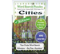 Cities: Word Search Puzzles | Pocket Format for all Ages (13+): Engaging Word Games to Boost Vocabulary, Memory and Logic - Perfect for Travel, Breaks ... Moments (Word Searches | Pocket Format)
