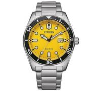 CITIZEN Analógico Modelo Reloj AW1760-81Z Esfera Amarilla Hombre. Marca
