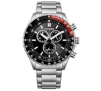 Citizen AT2566-88E Eco-Drive - Reloj solar para hombre, cronógrafo, acero inoxidable, 43 mm, 10 ATM