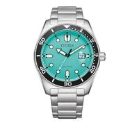 Citizen AW1760-81W - Reloj analógico de Cuarzo para Hombre con Correa de Acero Inoxidable, Plata, Talla única, Pulsera