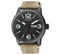 Citizen BM8476-23EE - Reloj analógico de Cuarzo para Hombre, Correa de Nailon Color Crema