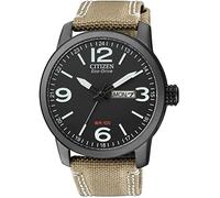 Citizen BM8476-23EE - Reloj analógico de Cuarzo para Hombre, Correa de Nailon Color Crema