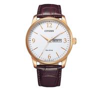 Citizen BM8553-16AE ECO-Drive Solar Reloj Hombre Correa Cuero Marrón Oscuro