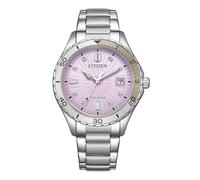 Citizen Eco-Drive Crystal Weekender Sport Casual para Mujer, Esfera Morada, 37.00, Deportivo Informal