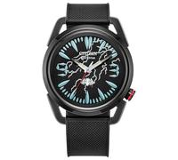 Citizen Eco-Drive - Juego de caja protectora letal Venom para hombre, caja de acero inoxidable, correa de poliuretano negra (modelo: AW2065-41W), Negro -, Classic