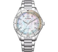 Citizen Eco Drive Lady FE6170-88D Steel Mother-of-Pearl Women's Watch with Diamonds