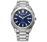 Citizen Eco-Drive Odyn - Reloj Deportivo Casual para Hombre, Acero Inoxidable, 3 manecillas, Fecha, Acero Inoxidable, Azul, ((Stainless/Blue), Casual