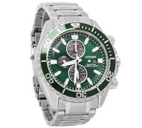 Citizen Eco-Drive Promaster CA0820-50X - Reloj de Pulsera de Acero Inoxidable y Esfera Verde de Buceo | 45 mm