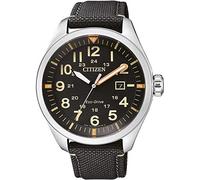 Citizen Eco-Drive - Reloj analógico de Cuarzo para Hombre con Correa de Nailon