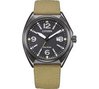 Citizen Reloj Eco-Drive Solar para Hombre 40 mm con Fecha – Crema, Moderno