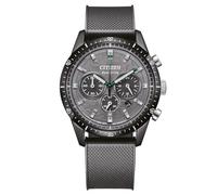 Citizen Eco-Drive Solar Chrono Reloj para Hombre con 39 mm de diámetro en Diferentes Variantes, Negro, Moderno