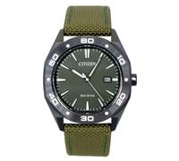 Citizen Reloj Solar Eco-Drive para hombre 41 mm de diámetro con fecha, gris pulsera