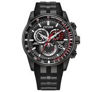 Citizen Eco-Drive Sport - Reloj PCAT de Lujo para Hombre, Correa de Acero Inoxidable y Poliuretano, cronógrafo, cronometraje atómico (Modelo: CB5977-03E)