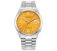 Citizen Eco-Drive Tsuyosa NJ0150-56Z - Reloj de Pulsera de Acero Inoxidable y Esfera Amarilla de 40 mm, 5 Inches, Moderno