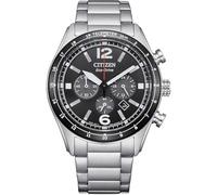 Citizen EcoDrive Aviator Chrono black case CA4654-55E men's watch with steel case and bracelet