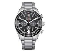 Citizen EcoDrive Aviator Chrono black case CA4654-55E men's watch with steel case and bracelet