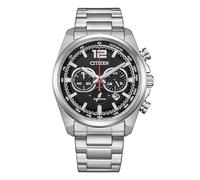 Citizen EcoDrive Racing Chrono black case CA4640-50E men's watch with steel case and bracelet
