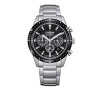 Citizen EcoDrive T9 Chrono black case CA4624-56E men's watch with steel case and bracelet