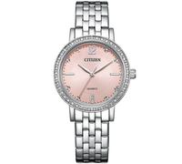 Citizen Reloj de Vestir EL3100-55W, plata, pulsera