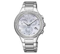 Citizen FB1321-56A - Reloj cronógrafo de Cuarzo para Mujer, Correa de Acero Inoxidable Multicolor