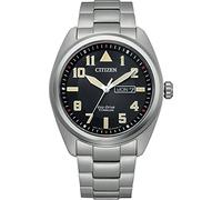 Citizen Herren Analog Eco-Drive Armbanduhr Titan