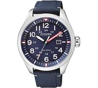 Citizen Reloj Analógico para Hombre de Cuarzo con Correa en Nailon AW5000-16L