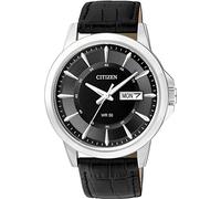 Citizen Hombre Reloj BF2011-01EE | Cuarzo, cristal, resistente al agua 5 bar, 3 años de reserva de marcha, día/fecha, correa de cuero